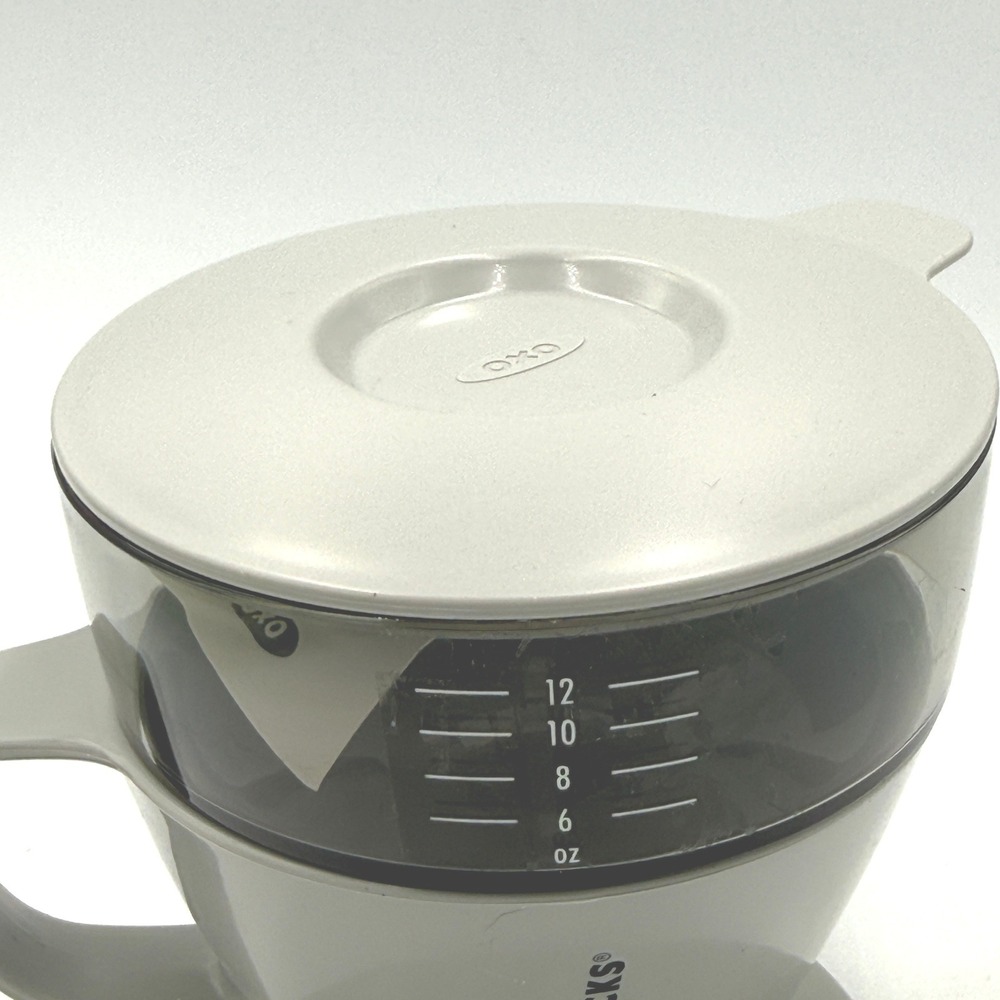 OXO Starbucks Pour-Over Coffee Maker 12oz Grey Water Tank Dripper - Picture 7 of 12